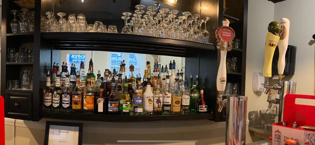 The bar at J+T's on the Main