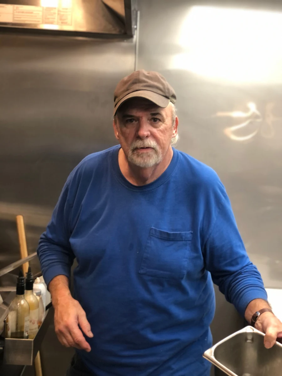 John Turner standing in the restaurant kitchen
